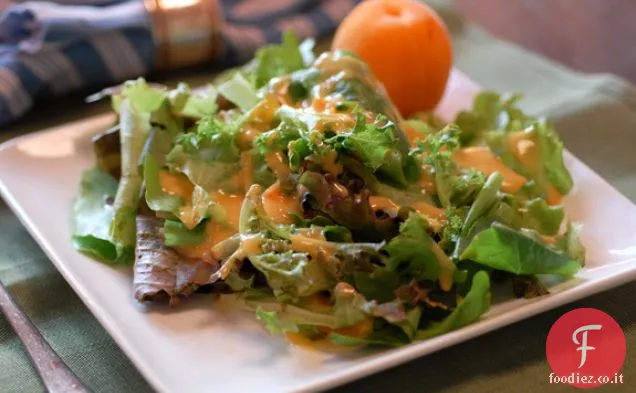 Condimento per insalata di albicocche