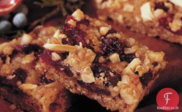 Barrette di mirtillo rosso Albicocca Streusel