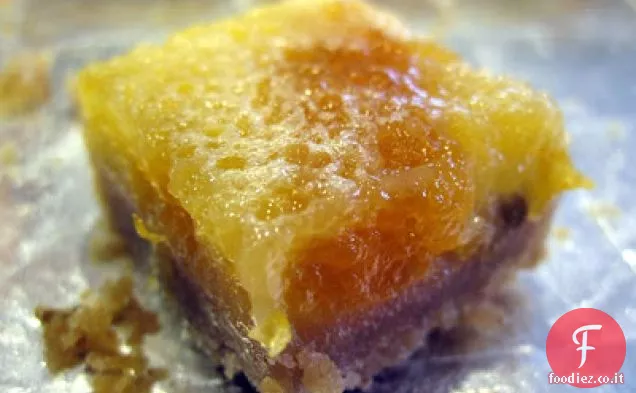 Barrette di Albicocca Limone Con Crosta di Nocciole