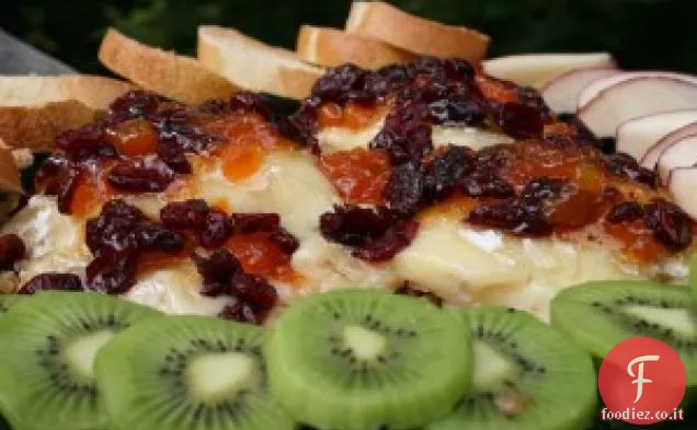 Brie glassata all'albicocca