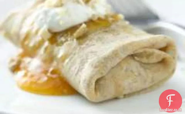 Crepes di Ricotta e Albicocca