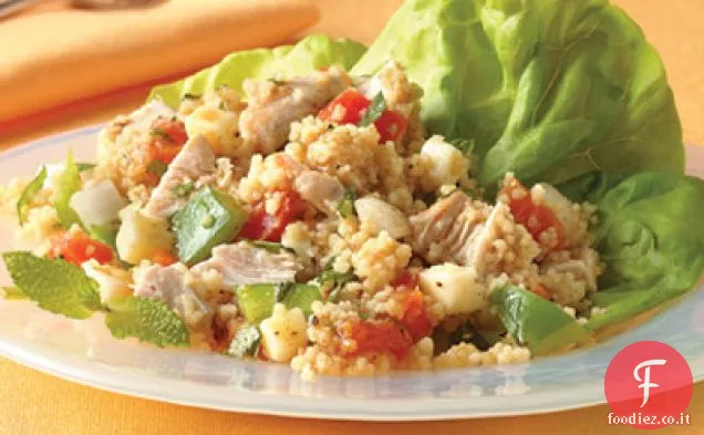 Insalata di pollo Couscous all'albicocca