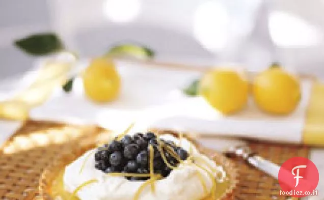 Crostata al limone e mirtillo