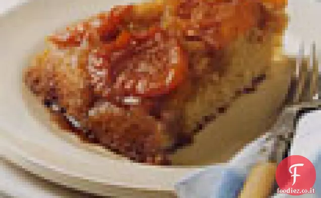 Torta capovolta all'albicocca fresca