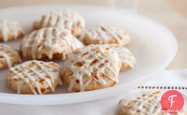 Biscotti alle Albicocche e noci con glassa all'Amaretto