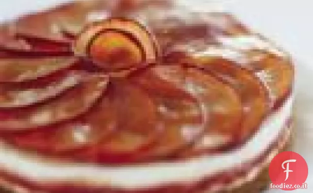 Terrina di prugne e caprini con crosta di Gingersnap