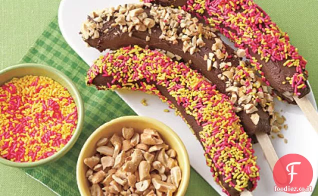 Banane ricoperte di cioccolato