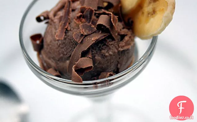 Gelato al cioccolato e Banana