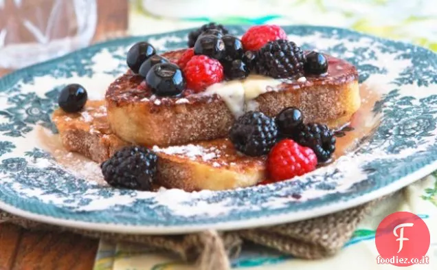 Vegan Banana Mandorla French Toast