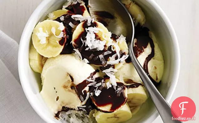 Gelato al cioccolato e Banana