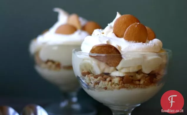 Budino al rum al burro di banana