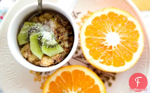 Dolce di cocco e data Muesli W / Banana Whip