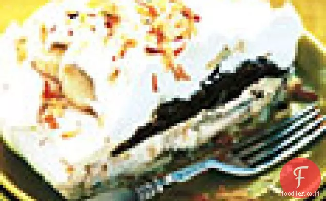 Cocco Pavlova con Mousse al cioccolato e banane