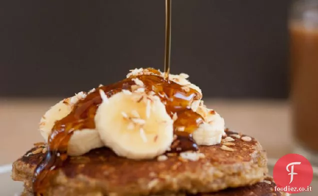 Senza glutine Banana Avena Frittelle