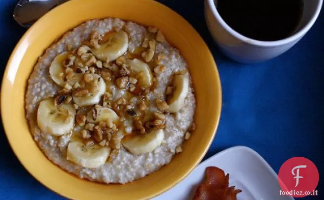 Banana Pecan Farina d'avena