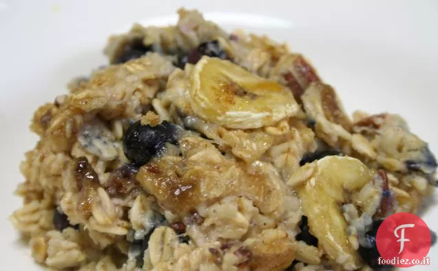 Farina d'avena banana al forno