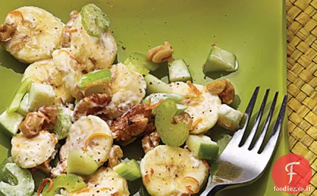 Insalata di banana Waldorf