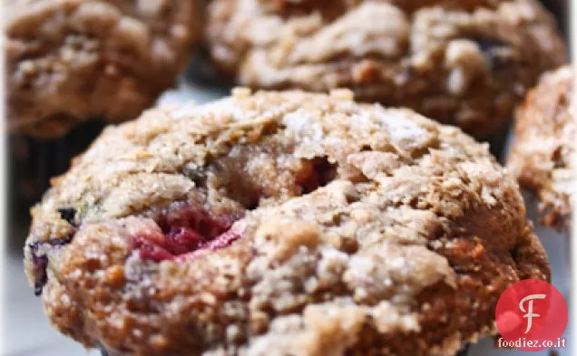Muffin alle bacche di banana