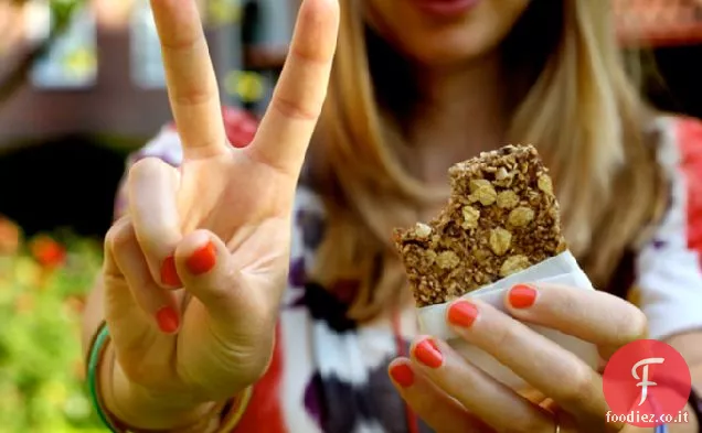 Barrette di muesli proteici di canapa