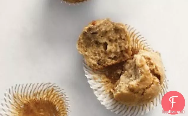 Muffin senza glutine alla banana e noci