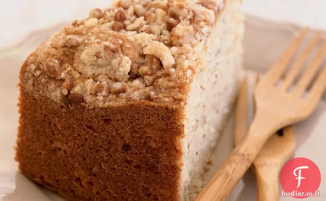 Panna acida-Banana Toffee Crumb Cake