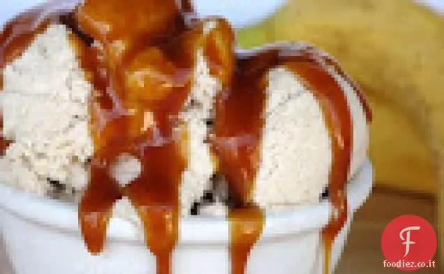 Gelato alla banana caramellato