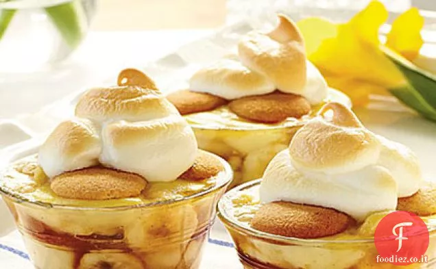 Budino di banana caramellato