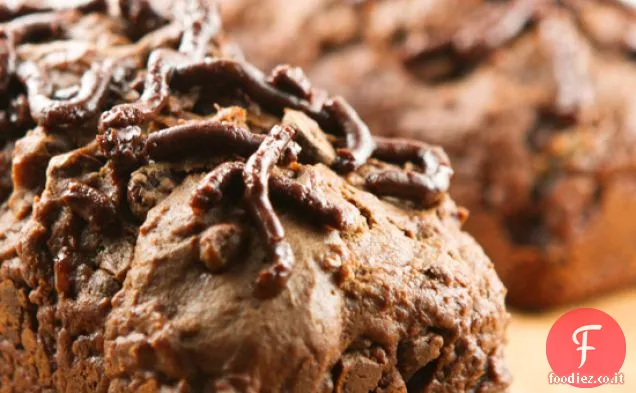 Pane alla banana con triplo cioccolato