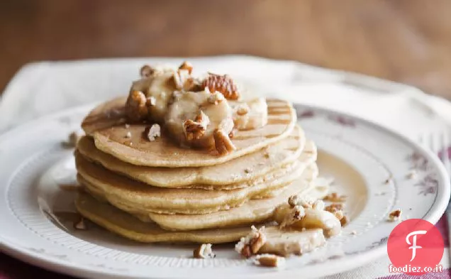 Frittelle di grano integrale di banana arrosto