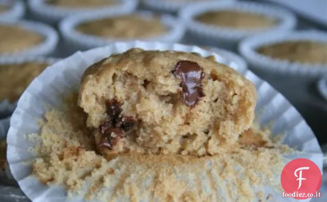 Muffin di avena di banana integrale