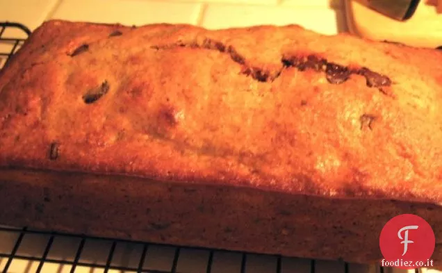 Ricetta semplice del pane del chip del cioccolato della banana