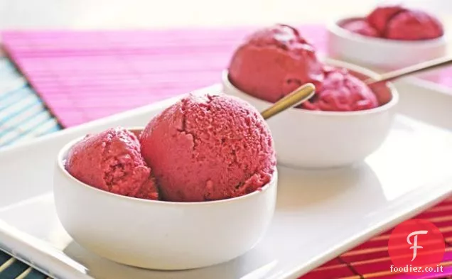 Dire addio all'estate-Mixed Berry & Banana Sorbet