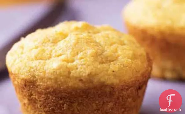 Muffin di mais alla banana