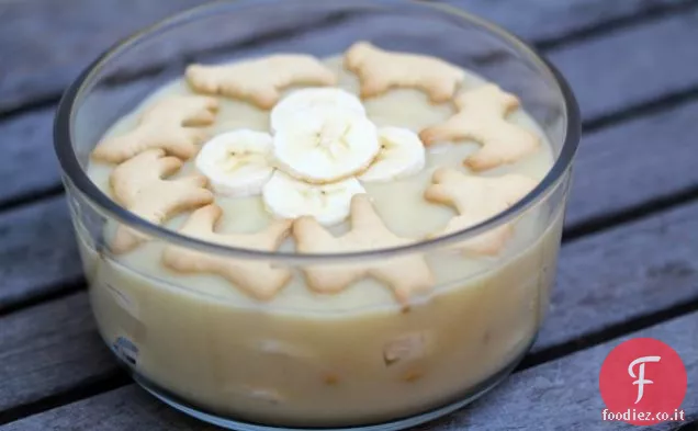 Ricetta budino di banana cracker animale a basso contenuto di grassi