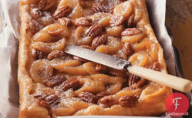 Crostata di banana caramellata