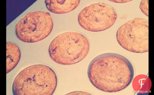 Muffin al burro di arachidi e banana Power