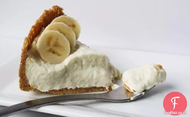 Cheesecake alla banana con ghiacciaia