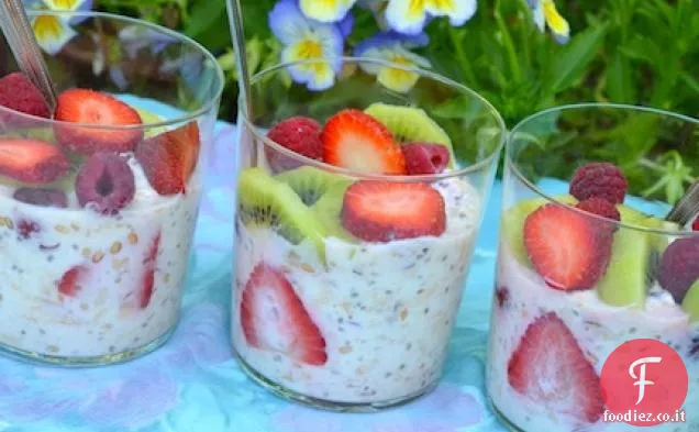 Porridge estivo fresco e fruttato (bircher Muesli)