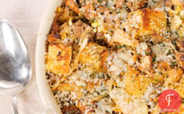 Budino di pane salato