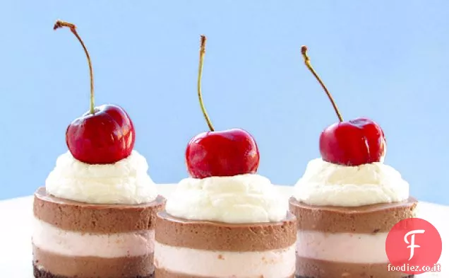Mini Cheesecake della Foresta Nera