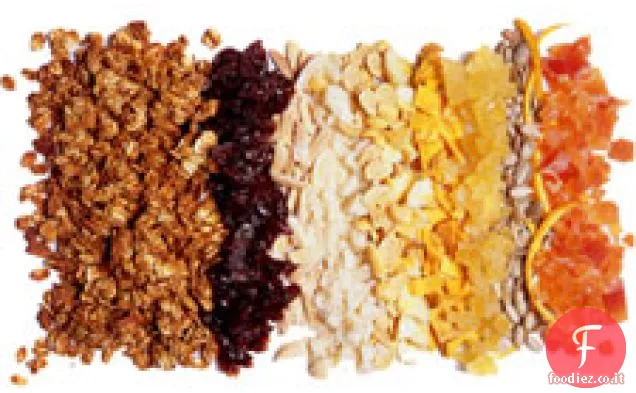 Muesli di ciliegie e mandorle