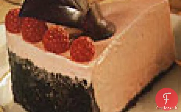 Torta di Mousse al Cioccolato Bianco e Lamponi surgelati
