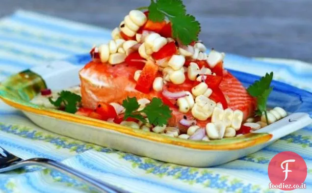 Salmone arrostito lento con gusto di mais Zippy