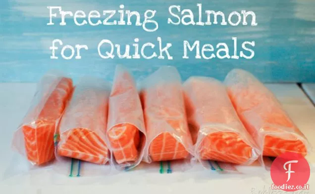 Suggerimento rapido: congelamento salmone per pasti veloci