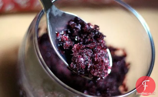 Blackberry Cabernet Granita (nessun gelatiere necessario!)