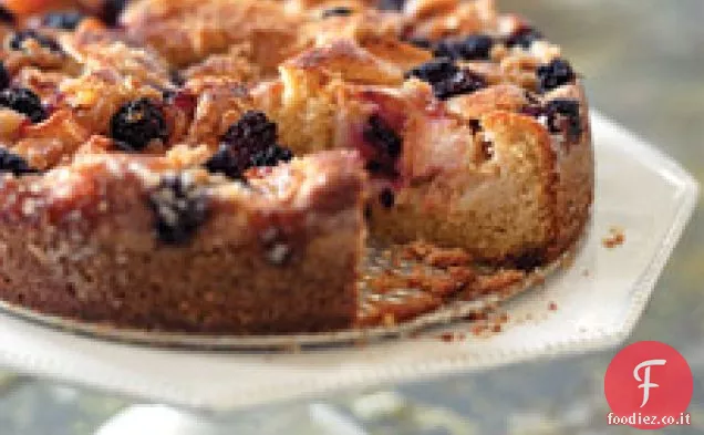 Torta di mele e more