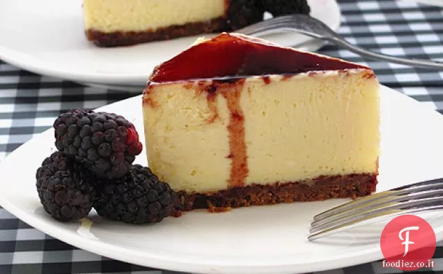 Cheesecake al limone con riduzione Balsamica di More