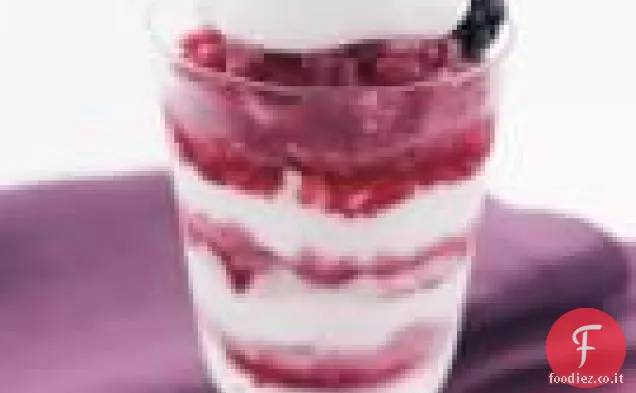 Parfait alla Granita e crema di more