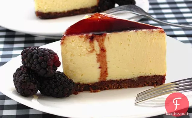 Cheesecake al limone con riduzione Balsamica di More