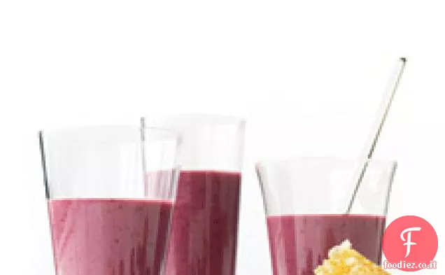 Frullati di yogurt alla mora